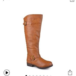 Journee Extra Wife Calf Riding Boots